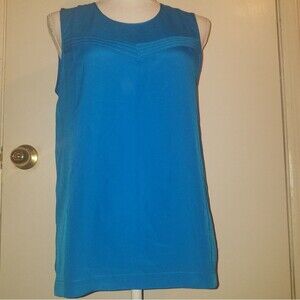 J.‎ Crew blue tank blouse shirt size 6